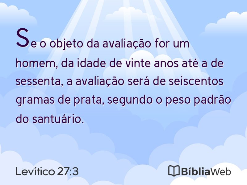 Levítico 27:3 em imagem para compartilhar