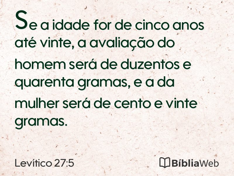 Levítico 27:5 em imagem para compartilhar