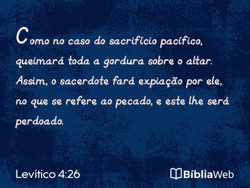 Levítico 4:26 em imagem para compartilhar