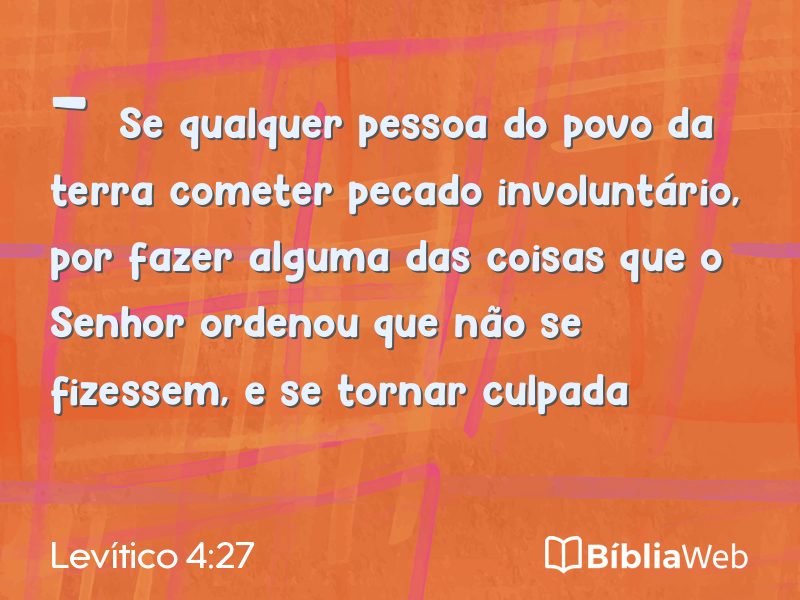 Levítico 4:27 em imagem para compartilhar