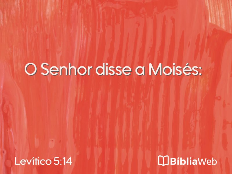 Levítico 5:14 em imagem para compartilhar
