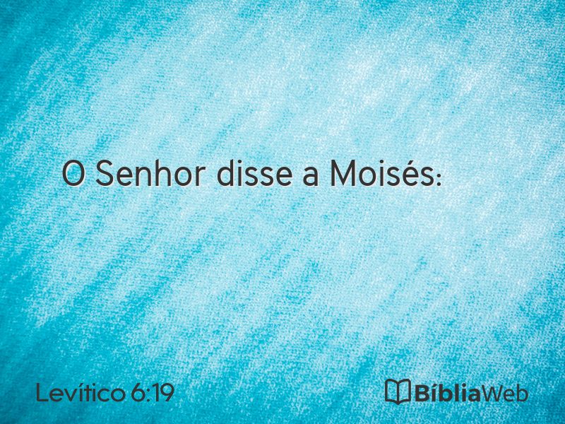 Levítico 6:19 em imagem para compartilhar