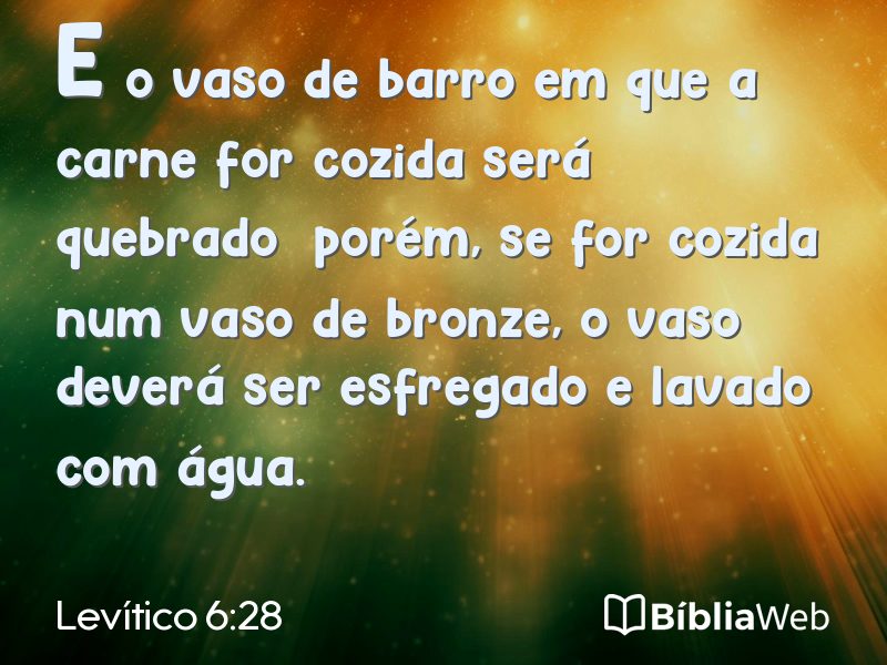 Levítico 6:28 em imagem para compartilhar