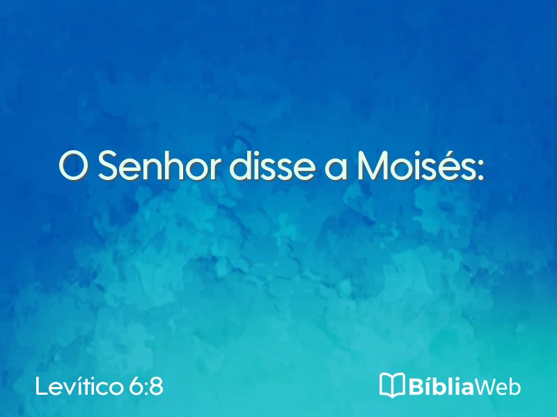 Levítico 6:8 em imagem para compartilhar