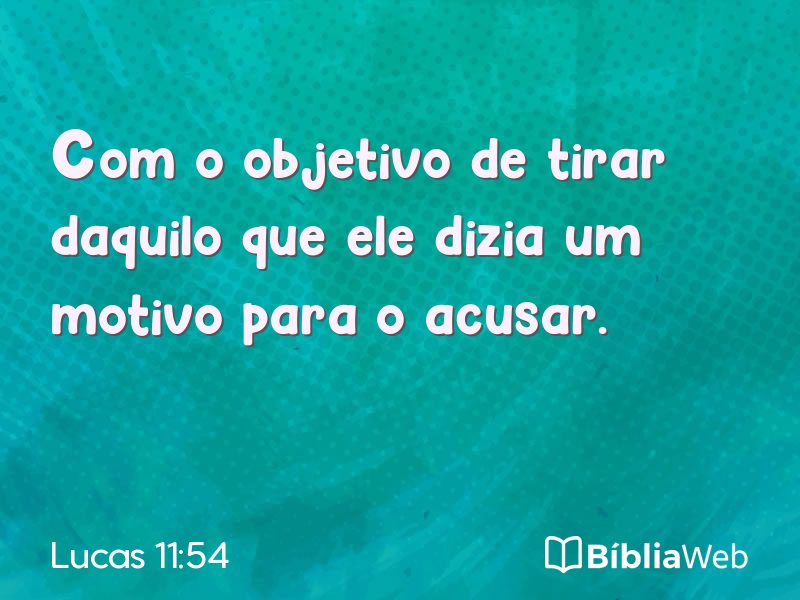 Lucas 11:54 em imagem para compartilhar