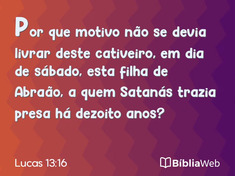 Lucas 13:16 em imagem para compartilhar