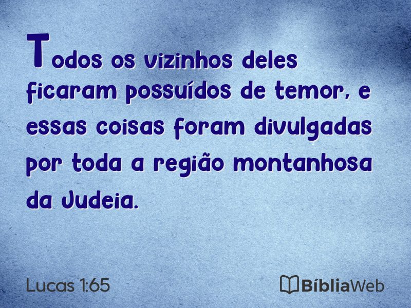 Lucas 1:65 em imagem para compartilhar