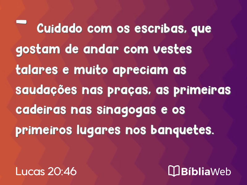 Lucas 20:46 em imagem para compartilhar