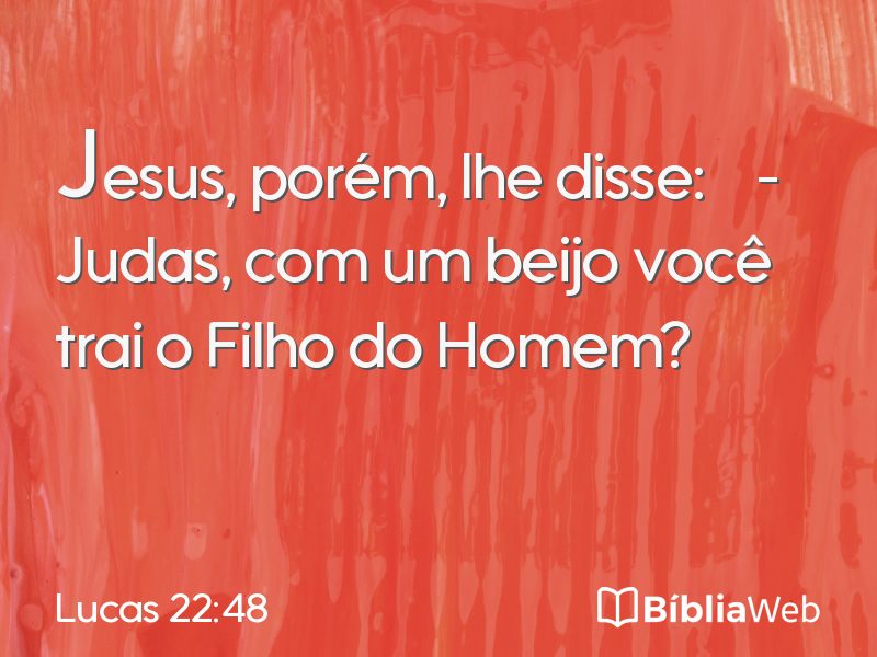 Lucas 22:48 em imagem para compartilhar