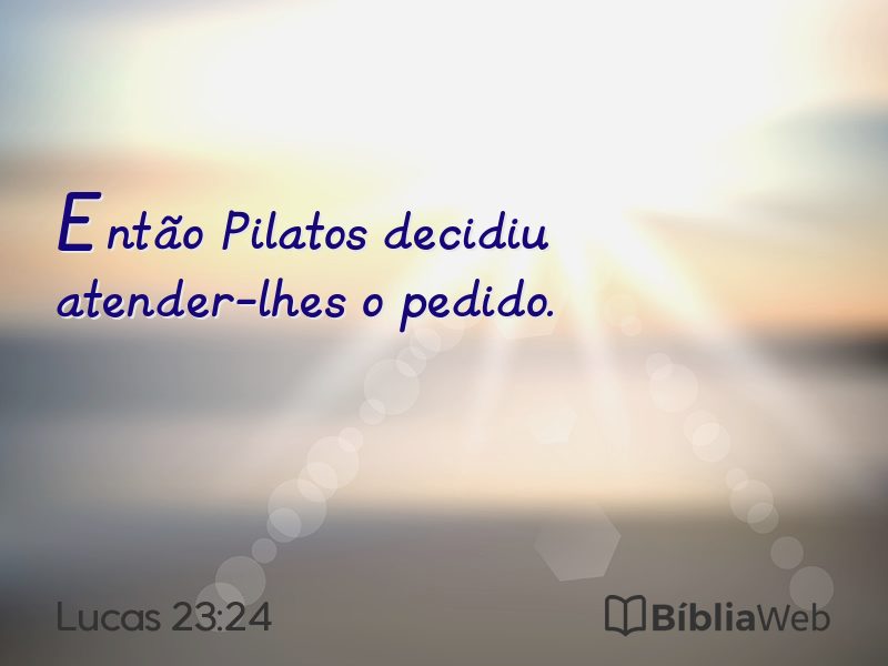Lucas 23:24 em imagem para compartilhar