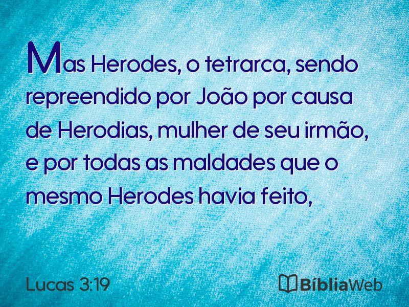 Lucas 3:19 em imagem para compartilhar