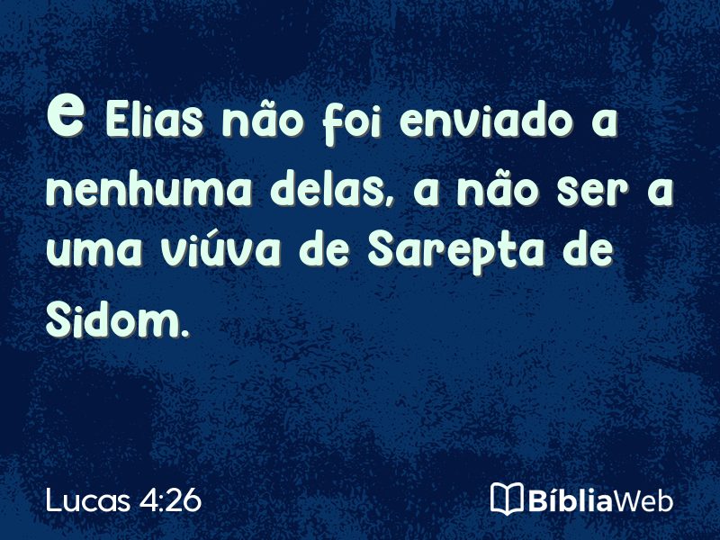 Lucas 4:26 em imagem para compartilhar