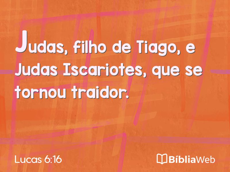 Lucas 6:16 em imagem para compartilhar