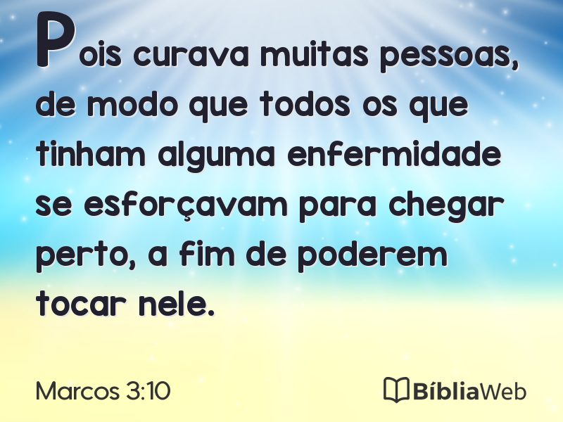 Marcos 3:10 em imagem para compartilhar
