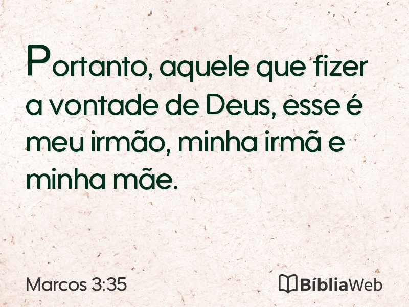 Marcos 3:35 em imagem para compartilhar