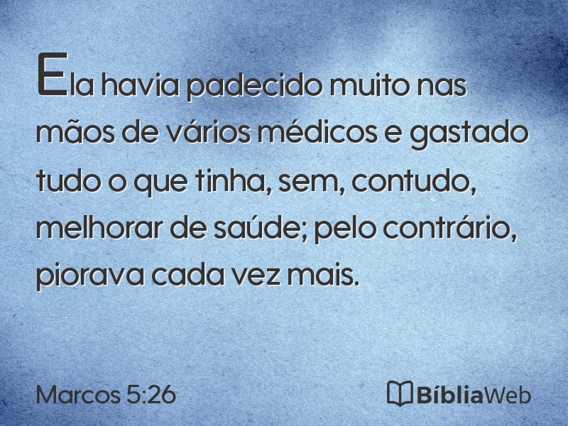 Marcos 5:26 em imagem para compartilhar