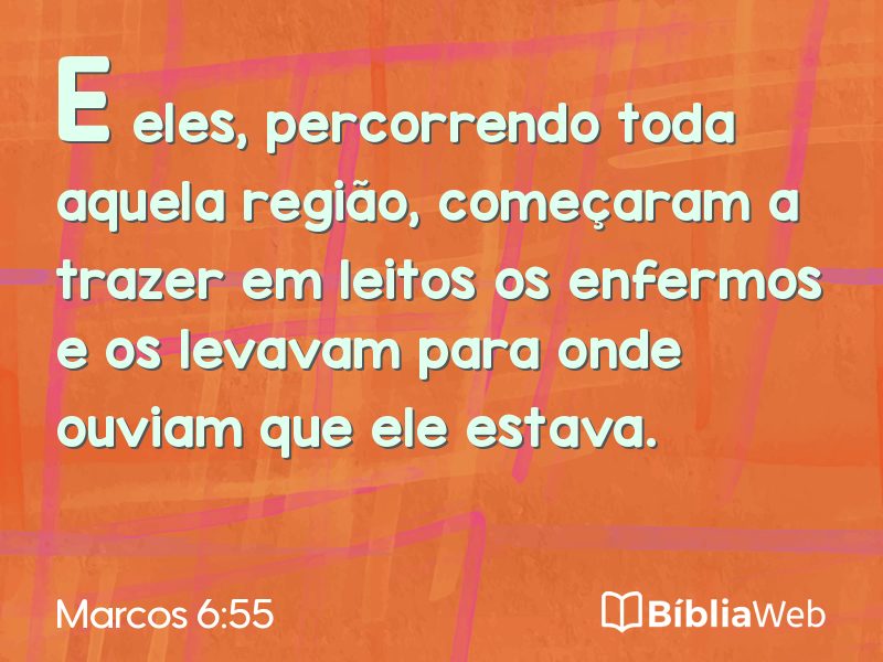 Marcos 6:55 em imagem para compartilhar