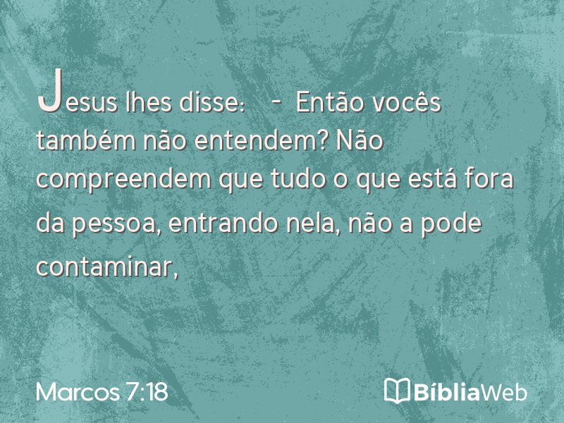 Marcos 7:18 em imagem para compartilhar