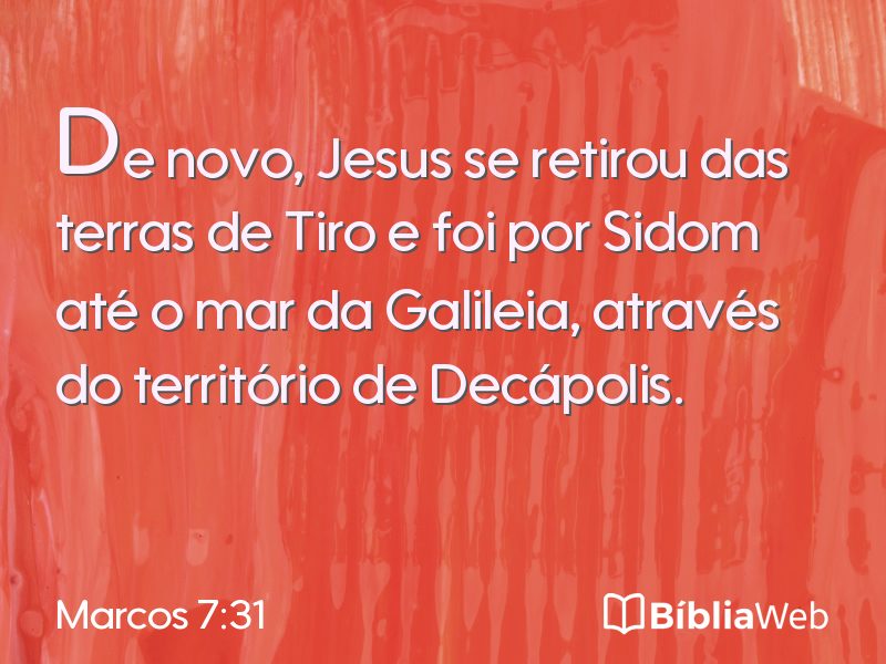 Marcos 7:31 em imagem para compartilhar