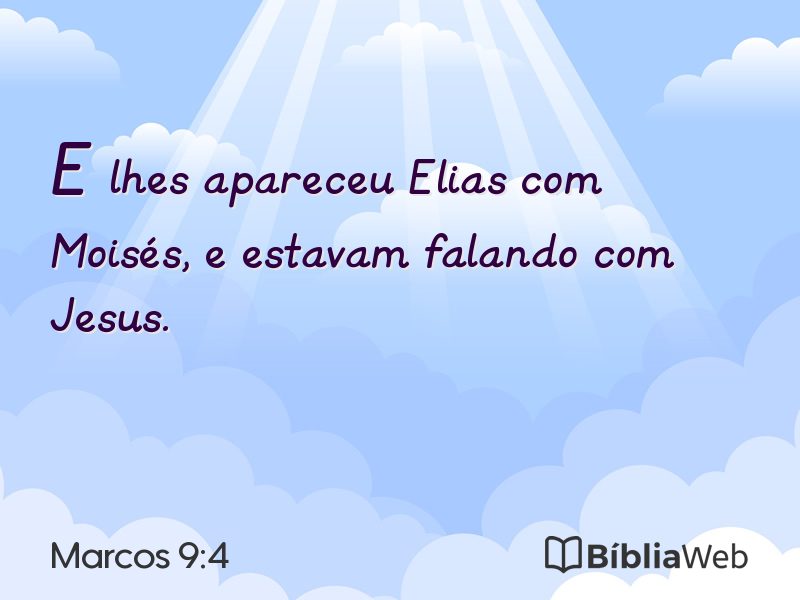 Marcos 9:4 em imagem para compartilhar