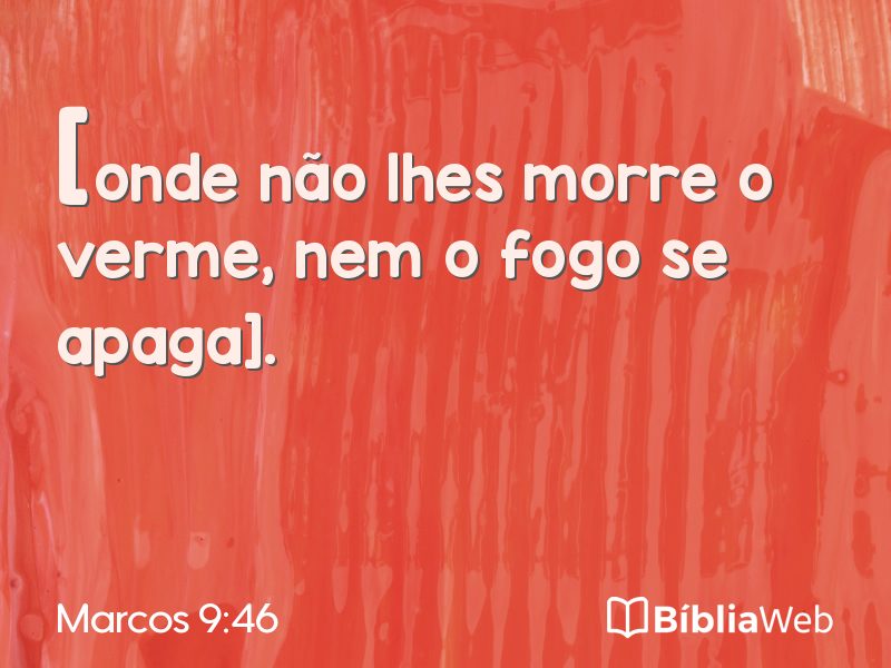 Marcos 9:46 em imagem para compartilhar