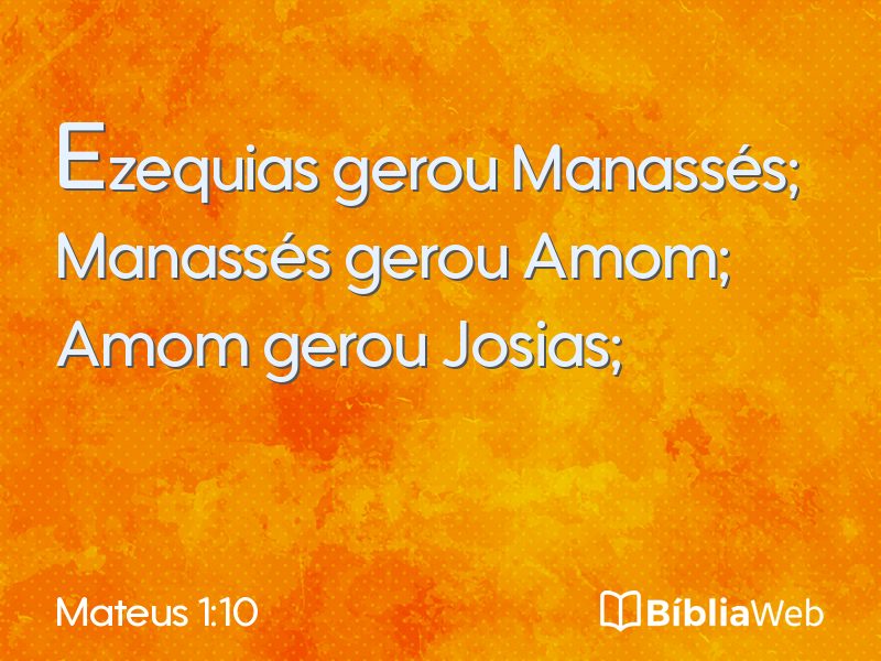 Mateus 1:10 em imagem para compartilhar