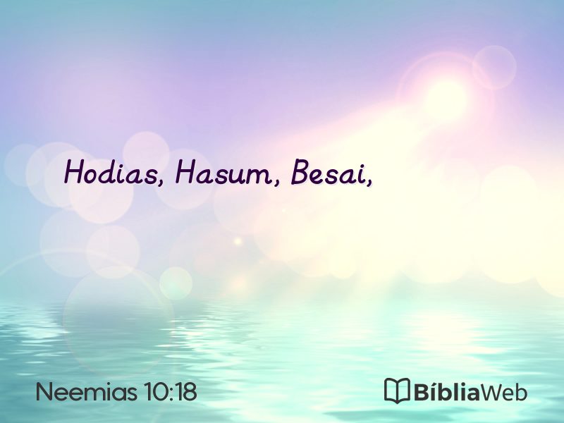 Neemias 10:18 em imagem para compartilhar