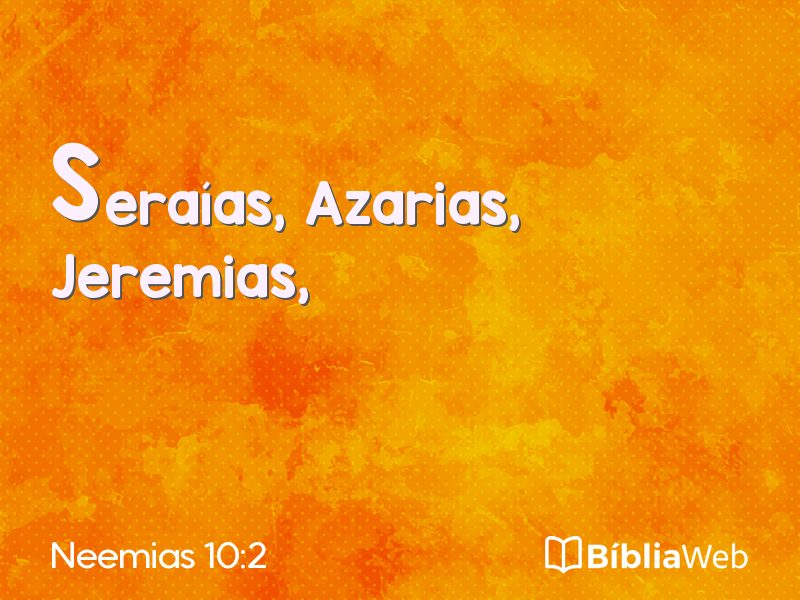 Neemias 10:2 em imagem para compartilhar