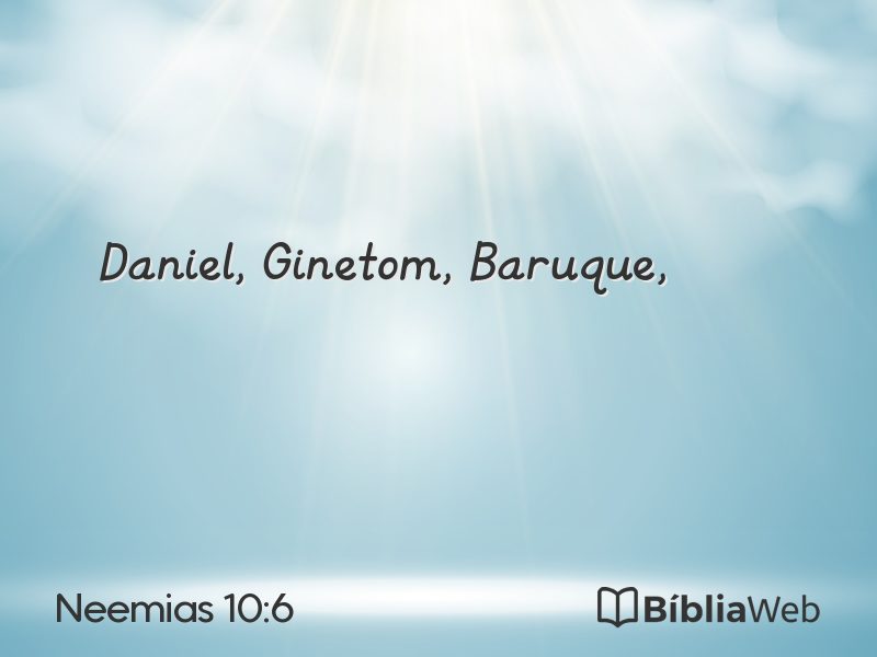 Neemias 10:6 em imagem para compartilhar