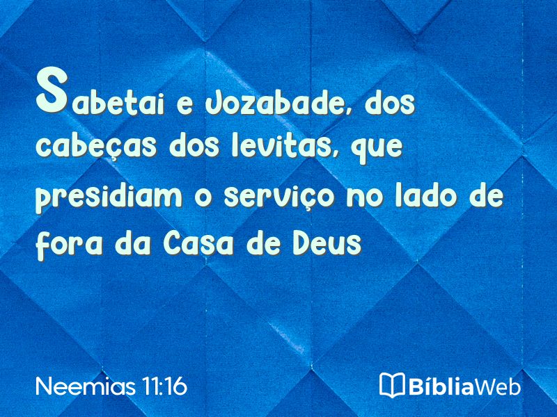 Neemias 11:16 em imagem para compartilhar