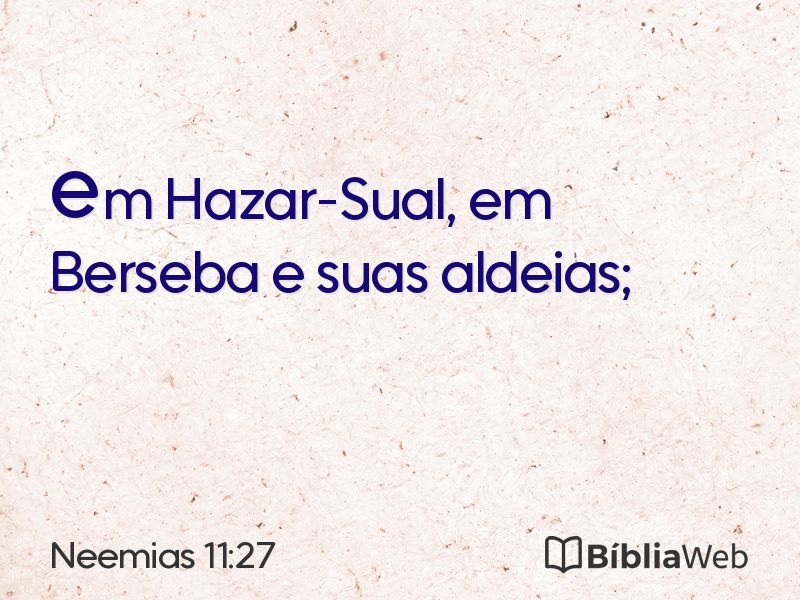 Neemias 11:27 em imagem para compartilhar