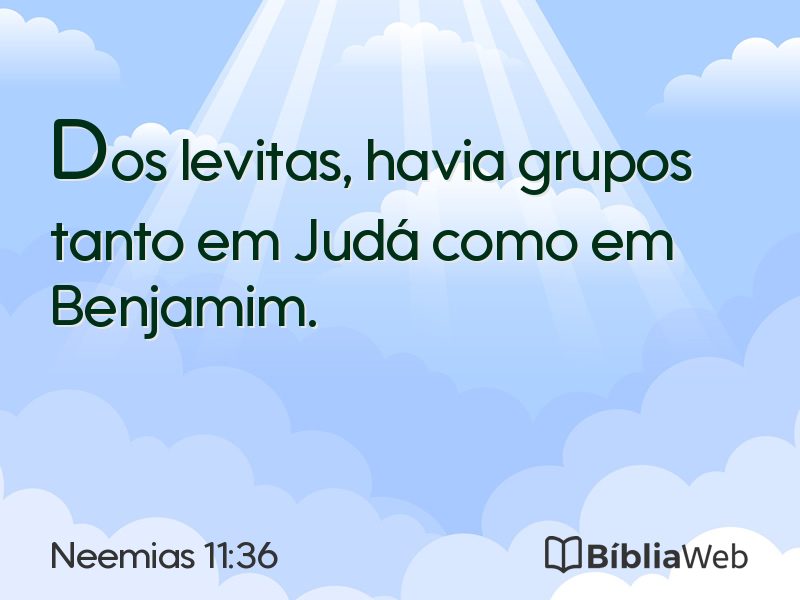 Neemias 11:36 em imagem para compartilhar