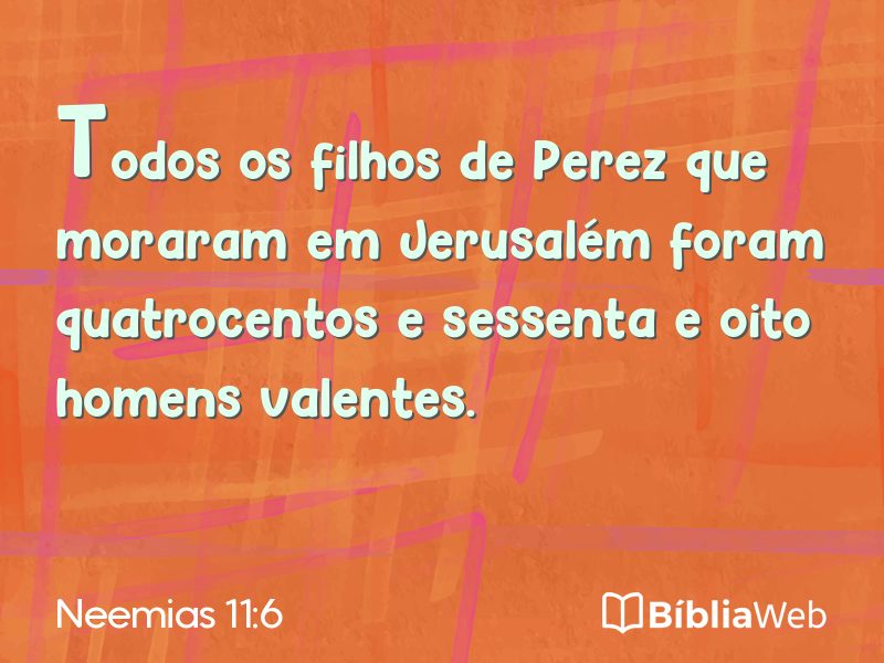 Neemias 11:6 em imagem para compartilhar