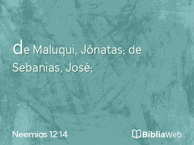 Neemias 12:14 em imagem para compartilhar