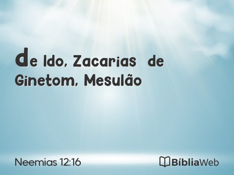 Neemias 12:16 em imagem para compartilhar