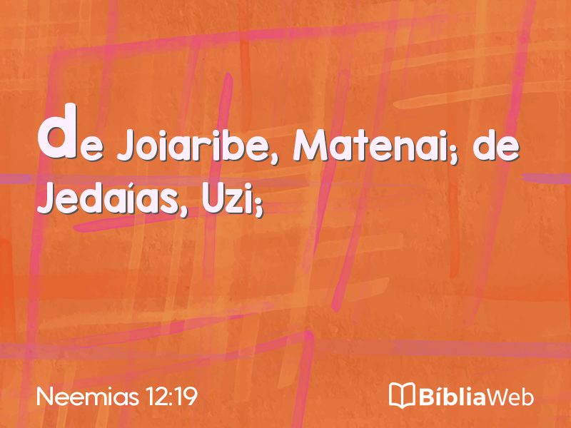 Neemias 12:19 em imagem para compartilhar