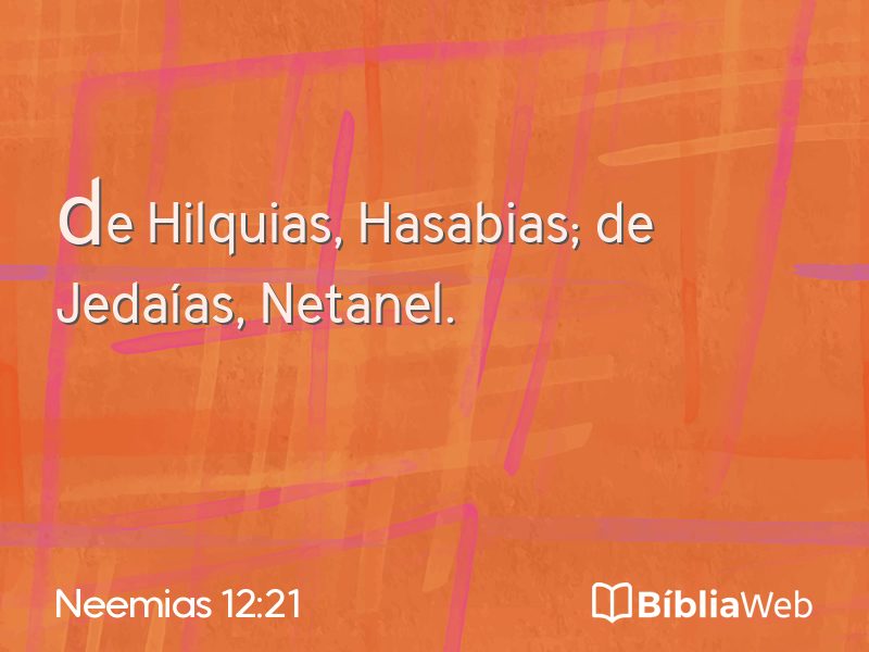 Neemias 12:21 em imagem para compartilhar