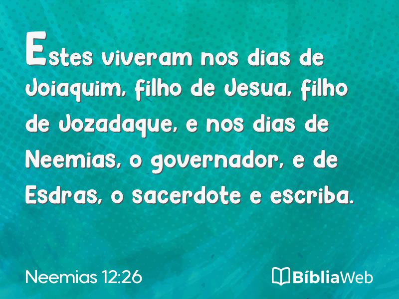 Neemias 12:26 em imagem para compartilhar