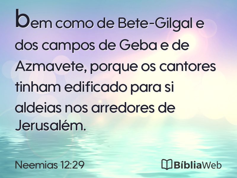 Neemias 12:29 em imagem para compartilhar