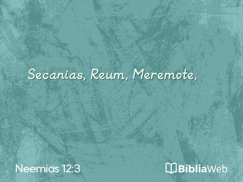 Neemias 12:3 em imagem para compartilhar