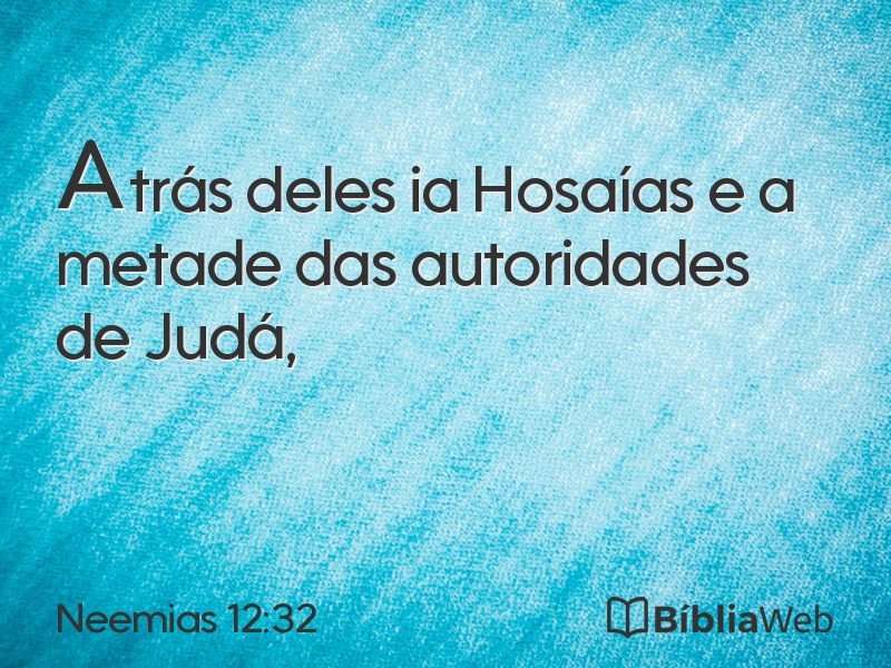 Neemias 12:32 em imagem para compartilhar
