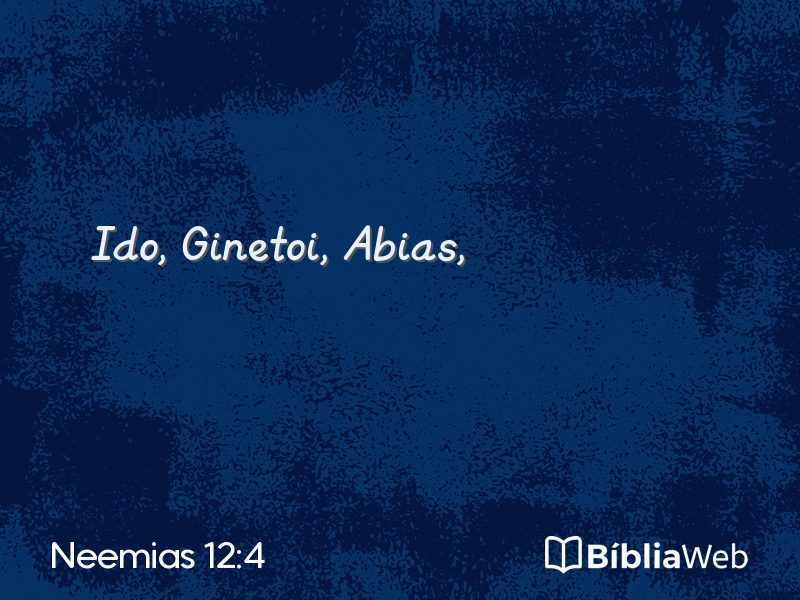 Neemias 12:4 em imagem para compartilhar