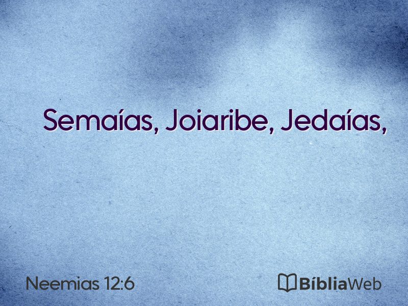 Neemias 12:6 em imagem para compartilhar
