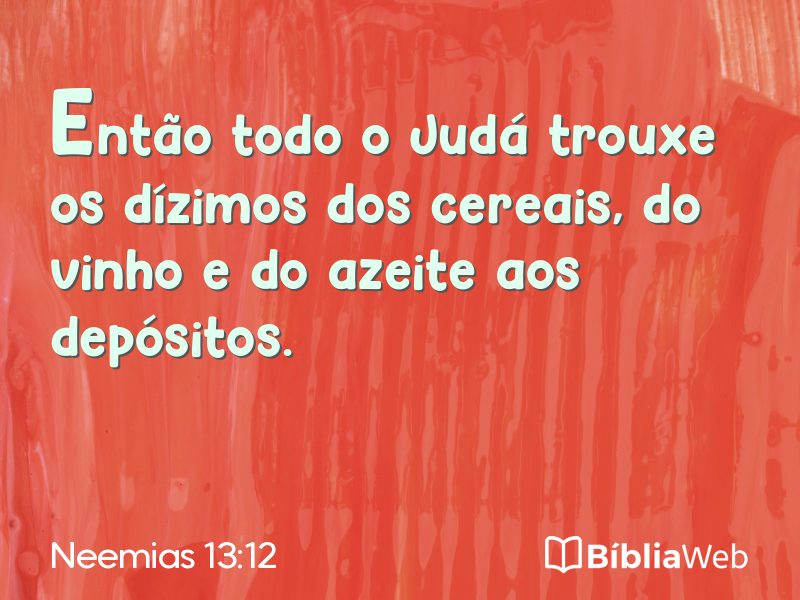 Neemias 13:12 em imagem para compartilhar