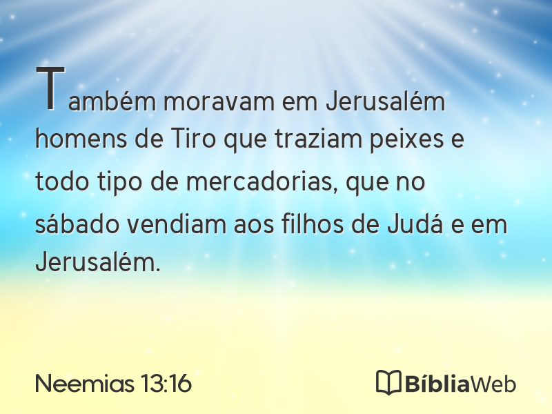 Neemias 13:16 em imagem para compartilhar