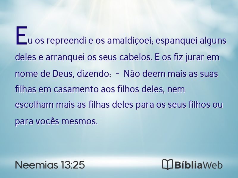 Neemias 13:25 em imagem para compartilhar