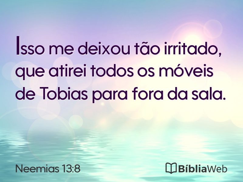 Neemias 13:8 em imagem para compartilhar