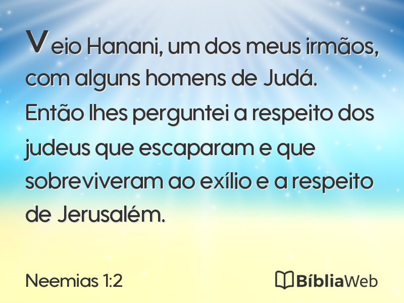 Neemias 1:2 em imagem para compartilhar