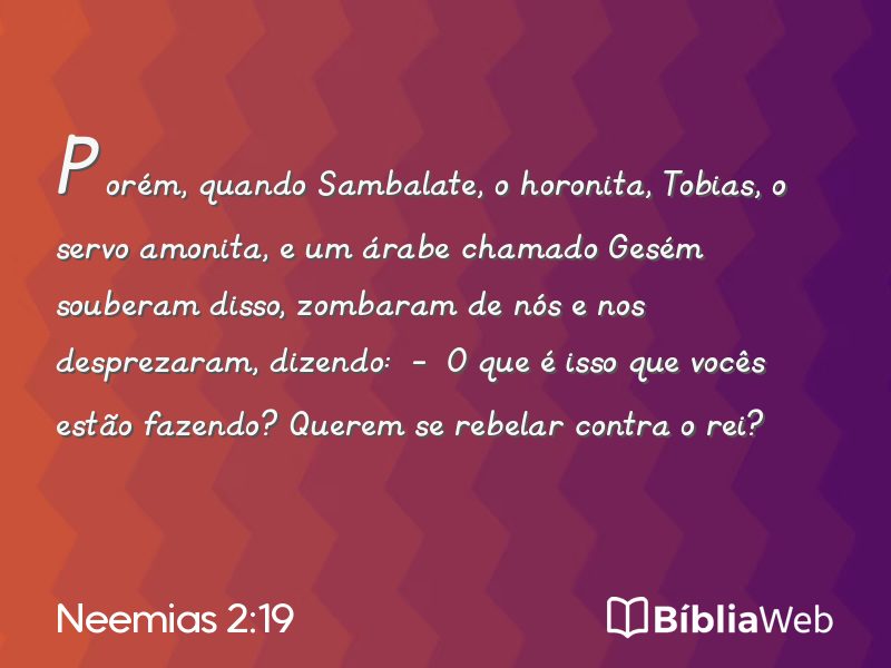 Neemias 2:19 em imagem para compartilhar