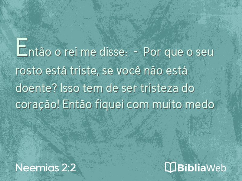 Neemias 2:2 em imagem para compartilhar